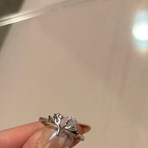 Elegant Silver Tree Ring